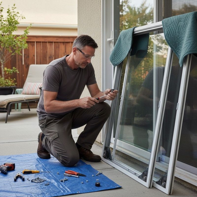 Door Track Repair Service in Conroe, TX