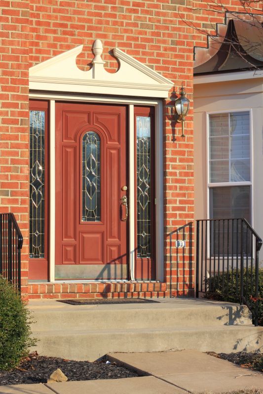Storm Door with Decorative Glass